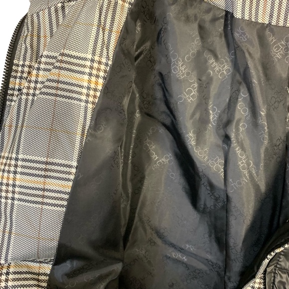 French Connection Black Hooded Puffer Coat Jacket Size Medium NWT - Picture 6 of 9